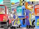 The gasoline station workers