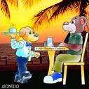 The waiter and the Customer